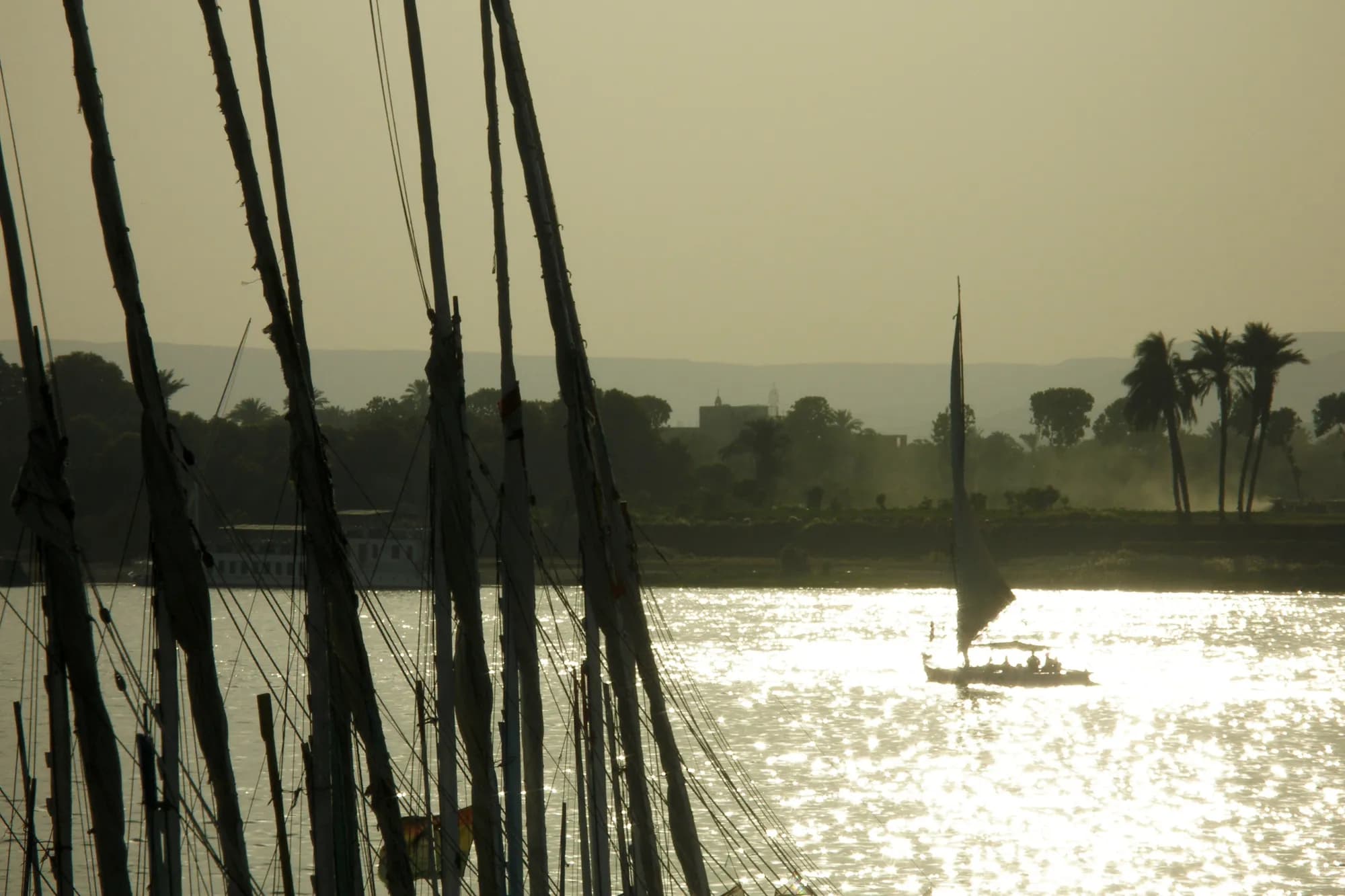 Nile sunset at Luxor