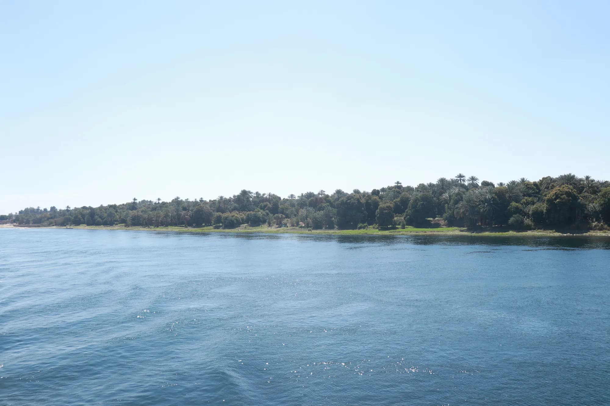 Nile riverbank between Kom Ombo and Edfu