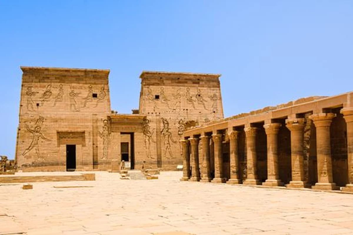 Philae Temple & the High Dam — view 3